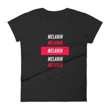 Load image into Gallery viewer, "Melanin" White Ink T-Shirt