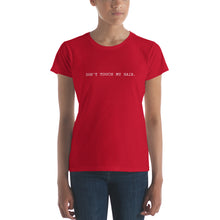 Load image into Gallery viewer, Don't Touch My Hair White Ink T-Shirt