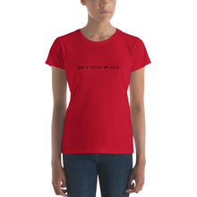 Load image into Gallery viewer, Don't touch my hair Black Ink T-Shirt