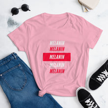 Load image into Gallery viewer, "Melanin" White Ink T-Shirt